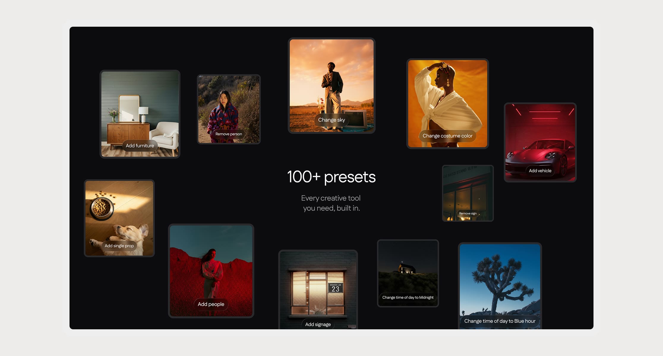 Landing Page — Presets